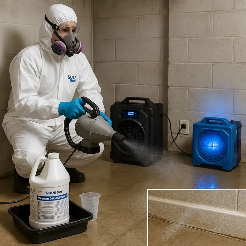 Sanitization and Odor Removal process in Palm Springs, FL
